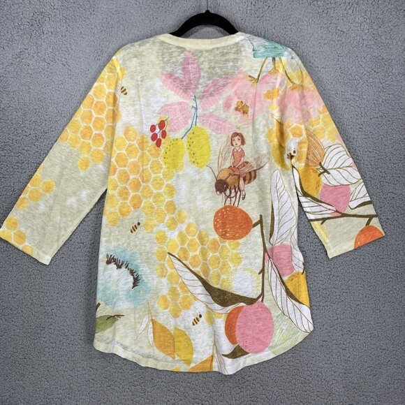 ATELIER 5 Gozde Yilmaz Womens Size Small Scoop Neck Girl Riding Bee Ruffle Hive - Picture 10 of 12